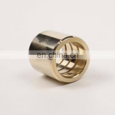 Tehco CNC Machining Technique Casting Bronze Bearing Made of Brass Cooper Alloy With Various Oil Grooves Agriculture Bushing.