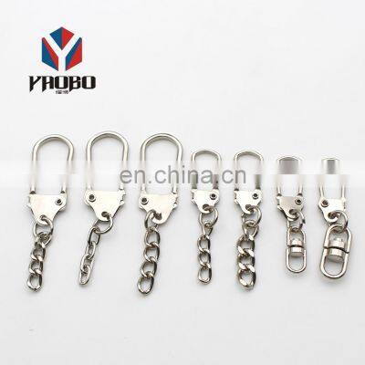 Metal Hook Silver Swivel Snap Hooks Key Chain Clasp Clips Hardware