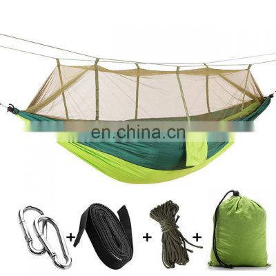 Outdoor Portable Hammock with Mosquito Net and Rain Fly Camping Backpacking Bug Hammocks