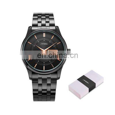 Sinobi Fashion Chronograph  Trendy Unique Waterproof Alloy Watches S9832G/L  Couple Watch Mens Watch Sets