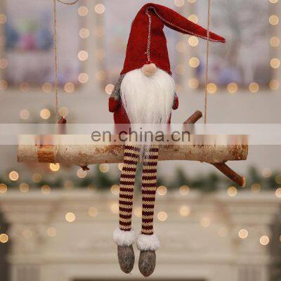 2022 Christmas Long-legged Doll Toys 20 Inches Handmade Christmas Gnome Swedish Figurines Xmas Decoration Dolls