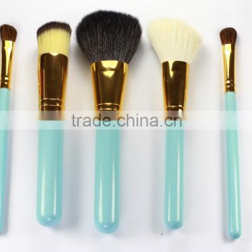 7pcs colorful handles makeup brush set /Travel make up cosmetics brush set