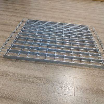 High Density Heavy Duty Welded Storage Galvanized Steel Waterfall Standard Size Wire Mesh Deck Panel photo-2