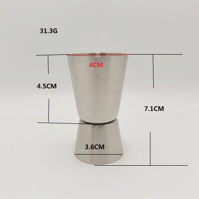 Stainless Steel Bar Wine Jigger 20/40ml Wholesale Price photo-3