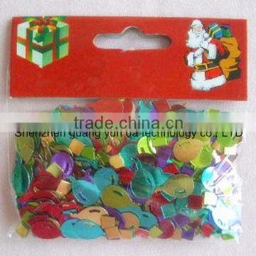 Event Party Tissue Plastic Metallic Confetti With Artificial Styles, Glitter Confetti with balloon shape