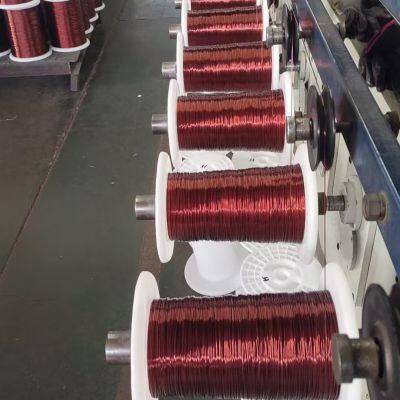 Fabricante de cable de aluminio recubierto de cobre (CCA) al 30% esmaltado PEW155 de alta calidad para devanado de motores photo-3