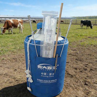 10L Portable Liquid Nitrogen Container for Bull Semen Storage – Livestock Breeding Cryogenic Tank