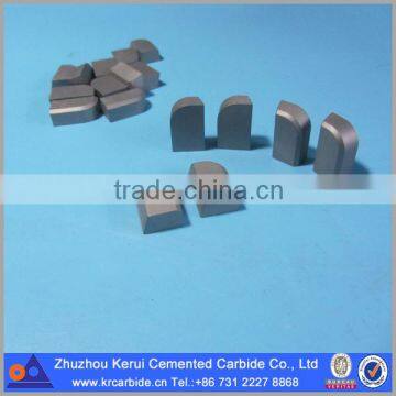 Type A tungsten carbide cutter tips for brazed tool