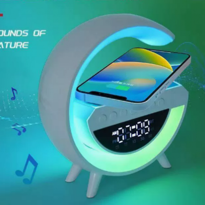 Multifunctional Bluetooth Speaker, Multifunctional Wireless Charging Speaker, Colorful Alarm Clock,Mobile Wireless Charging Speaker photo-4