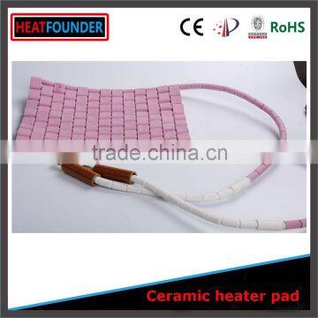 Industrial flexible ceramic heater pad