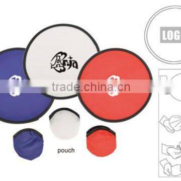 Foldable Frisbee in the Pouch with Customized Logo for Promotion