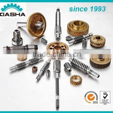 Small brass worm gear &small worm gear shaft