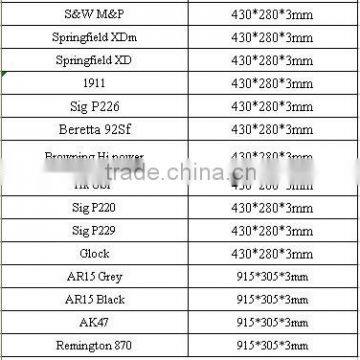 2016 New Design Custom AR-15,AK47 Rifle Cleaning Mat,gun Mat for Rifle Cleaning photo-4