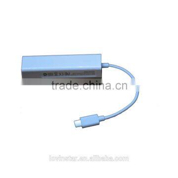 China Type C USB-C Cable Adapter 3 USB Ports RJ45 Ethernet Connector for Macbook 12" automotive electrical connector