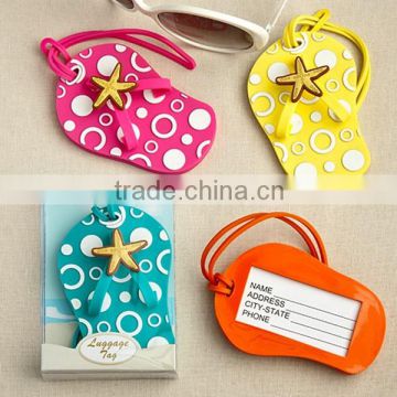 flip flop luggage tag