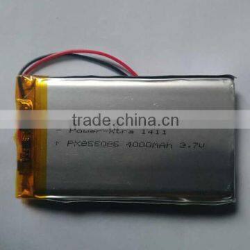 Rechargeable Li Polymer 855085 Battery 3.7V 4000mAh