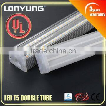 Portugal Double T5 Lamp 0.9m 1.2m 1.5m ce rohs smd2835 1200mm T5 LED TUBE fixture