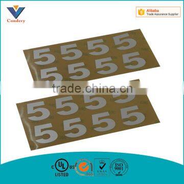 0.125 mm Custom transparent label pc fine label