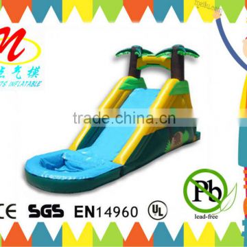 Outdoor games cheap inflatable water slide with Inflatable swimming pool