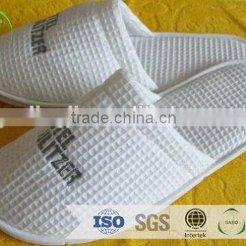 terry fabric men slippers for hotel,closed toe hotel slipper /walf checks slipper