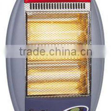 3heating 1200W safety tip over switch remote control timer handle wide angle oscillating function electric heater halogen heater