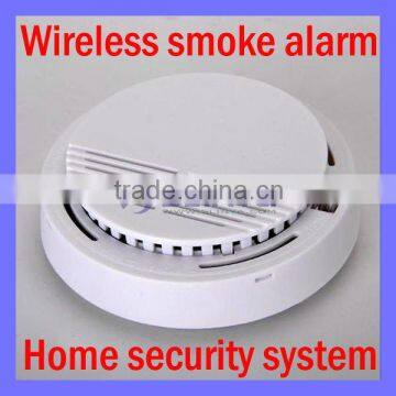 Home security system cordless wireless Red LED Flash Smoke Alarm Fire Detector