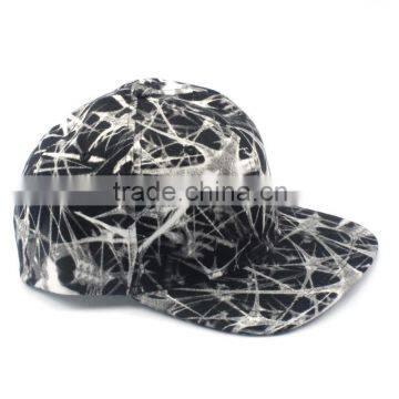 New Style Hiphop Popular Scrawl Printed Unisex Women Men Flat Brim Trucker Cap