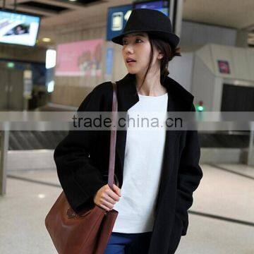 Star Favourite Trend All-match Man Women Trilby Fedora Cap With Leather Buckle photo-3