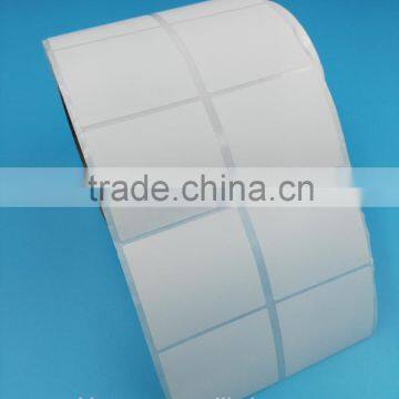 factory price art paper blank white barcode label