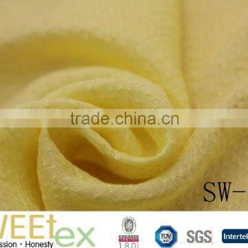 shaoxing textile for women dress polyester rayon jacquard dobby polka dot fabric
