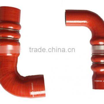 Silicone eblow hose with rings