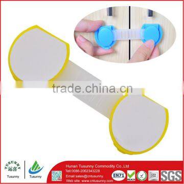 Baby Safety Sliding Doors Locks Small Plastic Door Lock photo-4