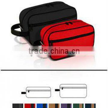 2016 fashional sample design nylon portable best friends zipper small travel toiletry kit