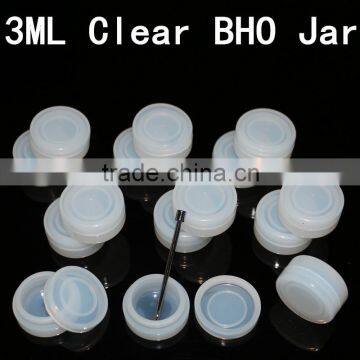 Vaporizer Oil Silicone Jars Dab Containers 3ml Clear Silicone Bho Container Silicone Dab Wax Jars photo-4