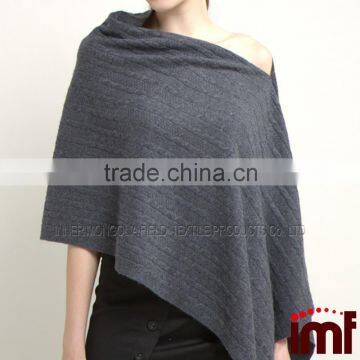 Handmade Wholesale Knitting Pattern Cashmere Poncho