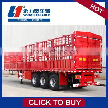 A single operation 20ft flatbed container semi trailer