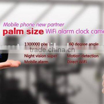 Newest Wifi 1080P Hidden Spy Cam IP Camera Alarm Clock Mini Camcorders HD 160 Deg With Night Vision Black Support 32GB TF Card photo-5