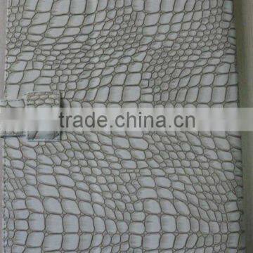 Cubes Pictures Design and PU Material for Ipad2 Case Cover