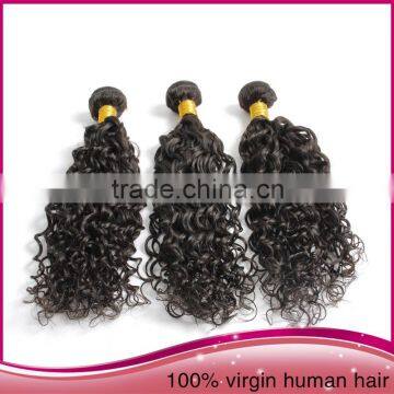 Tangle Free High Quality Unprocessed Brazilian Human Hair Afro Women Water Wave Hair Extension photo-4
