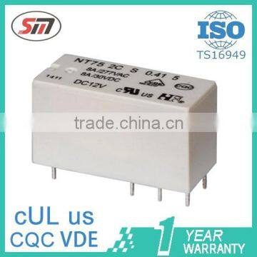 Power relay mini electrical relay 12V 24V 8A 10A 250VAC NT75(HF115)