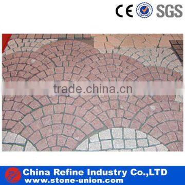 Porphyry paving stone,red porphyry curbstone