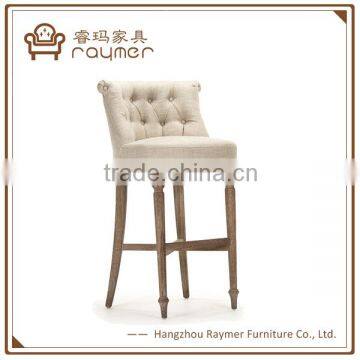 Raymer furniture Button Tufted Accent Upholstered Bouji Tub Bar Stool