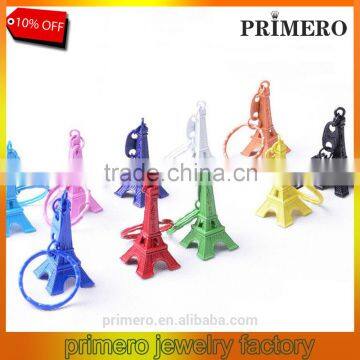 10 Color Multi Craft Mini Classic Eiffel Tower Keychain Christmas Souvenirs Gift