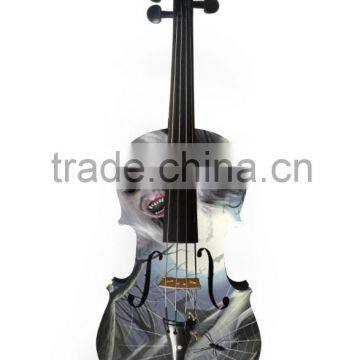 Dacorative Nice Art With Halloween Style Violin photo-3