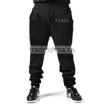 Men's Black Fashion Casual Jogger Sportwear Baggy Harem Pants Slacks Trousers photo-3