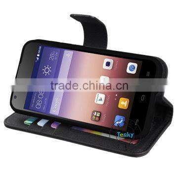 Cover Case For HuaWei Ascend Y550 Leather Flip Case Cover For HuaWei Ascend Y550 Flip Case Stand