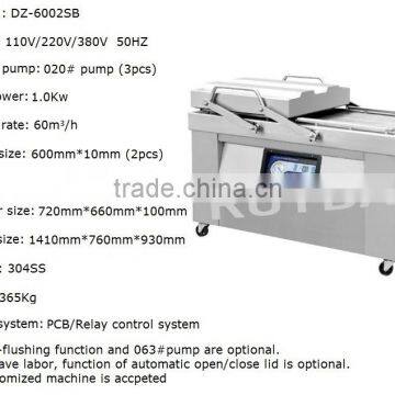 Industrial Semi Automatic Horizontal Type Peanut Vacuum Packer With BUSCH Pump