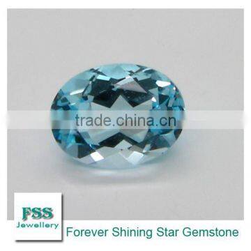 Sky Blue Topaz AAA Oval Cut Calibrated Gemstones 12mm*10mm