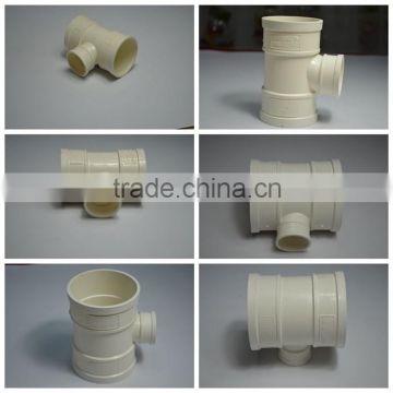 YiMing 40mm PVC equal tee of pipe fitting