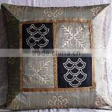 silk fabric cushion covers